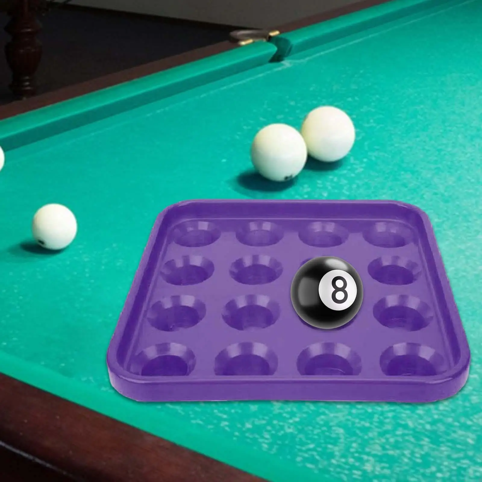 Billiard Ball Holder Tray Portable Case Anti Drop Organizers Pool Ball Tray