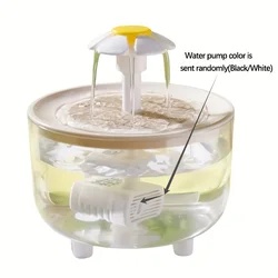 Automatic Mute Pet Water Fountain with USB Electric Filter System - US Plug 110V (1)