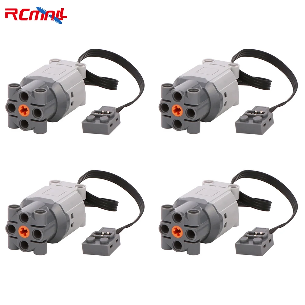 

4PCS L Motor Power Functions Parts Building Blocks Compatible with Legoeds MOC Technology PF Blocks 88003