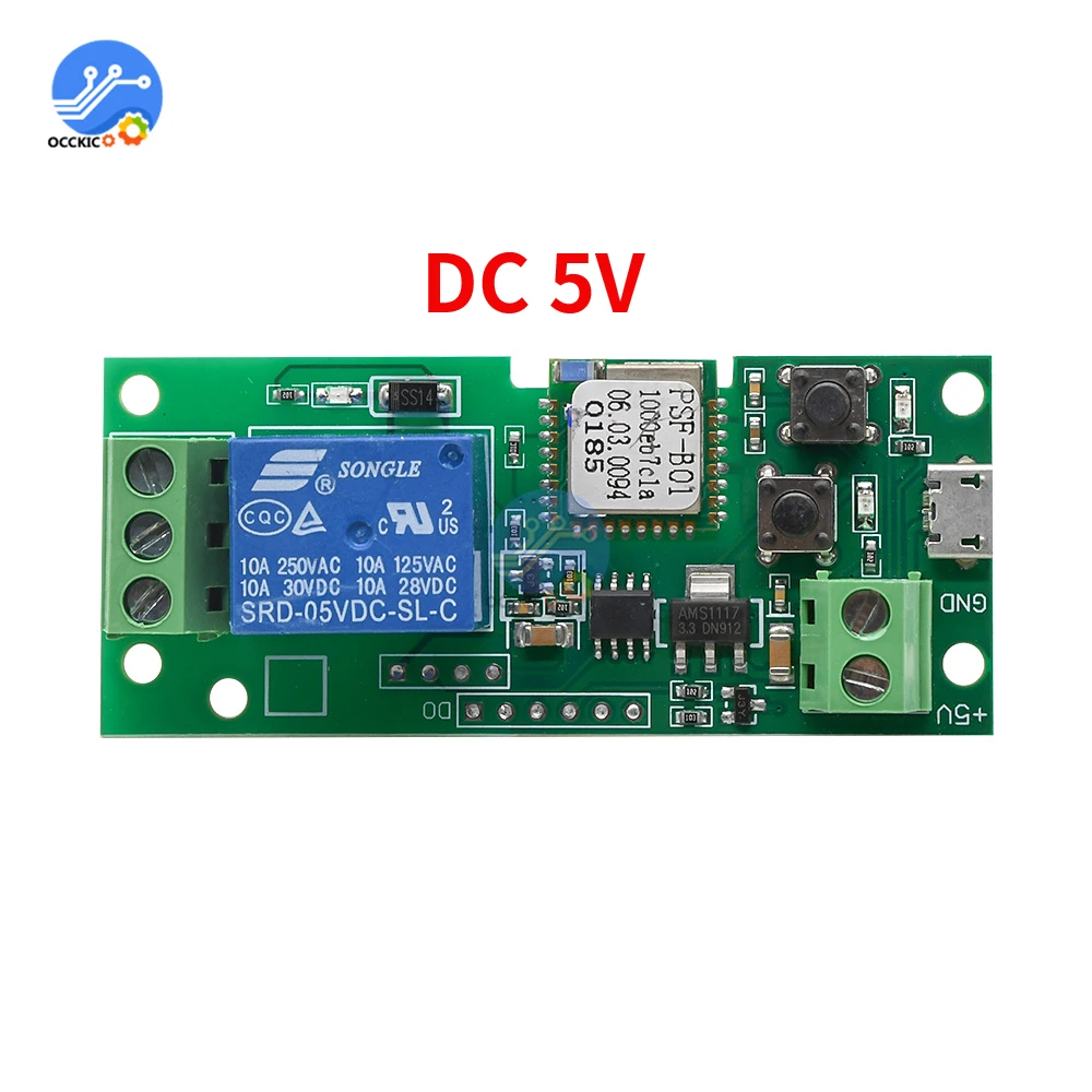 Smart WiFi Relay Module for Remote Home Automation Control