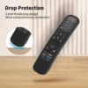 Remote Control Cover for LG Control Case Compatible with LG Smart TV MR21GA MR22GA/MR23GA Magic Remote Silicone Protective Case 4