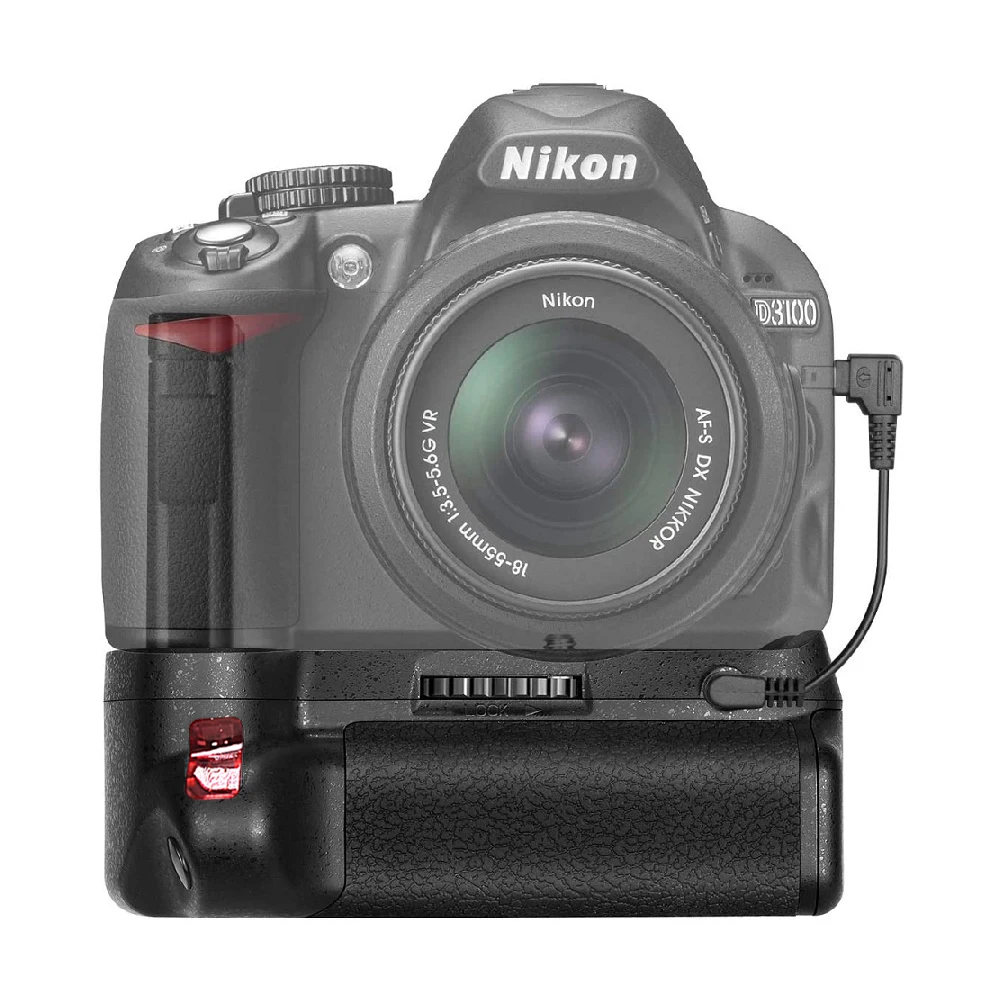 Vertical Battery Grip Holder EN-EL 14 Battery Powered IR Remote Control Nikon D5300 D3300 D3200 D3100 DSLR Camera