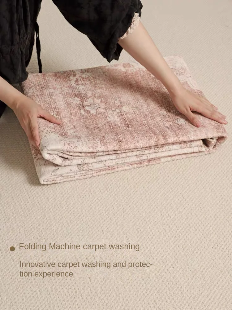 VIKAMA Bohemian Style Carpet Winter Warm Soft and Cozy Carpet Home Living Room Bedroom Floor Mat Sofa Mat Coffee Table
