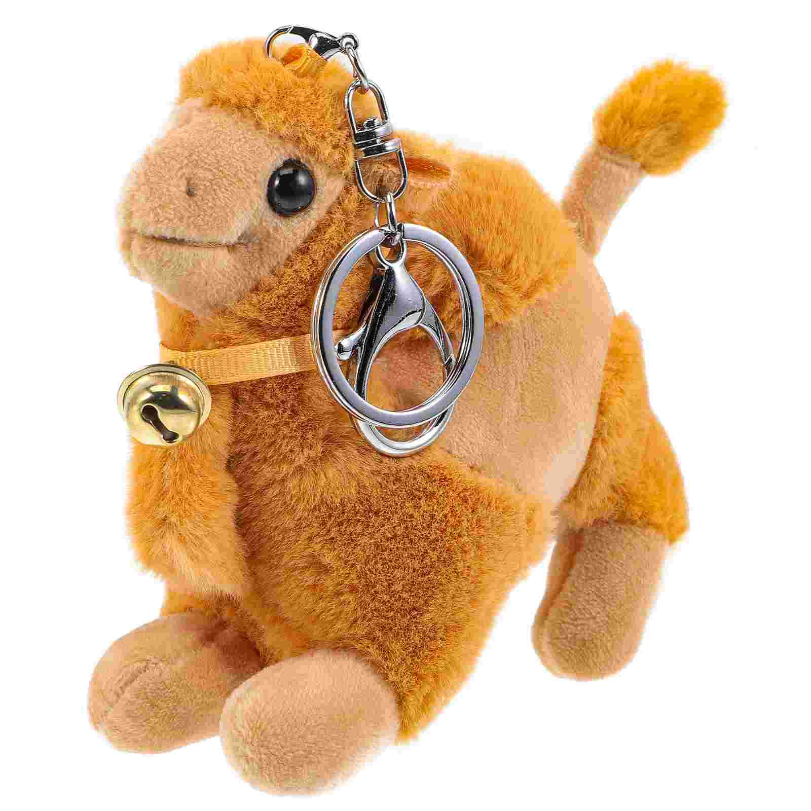 

Plush Camel Stuffed Toy for Keys Girl Toys Purse Children’s Hanging Ornament Bag Animal