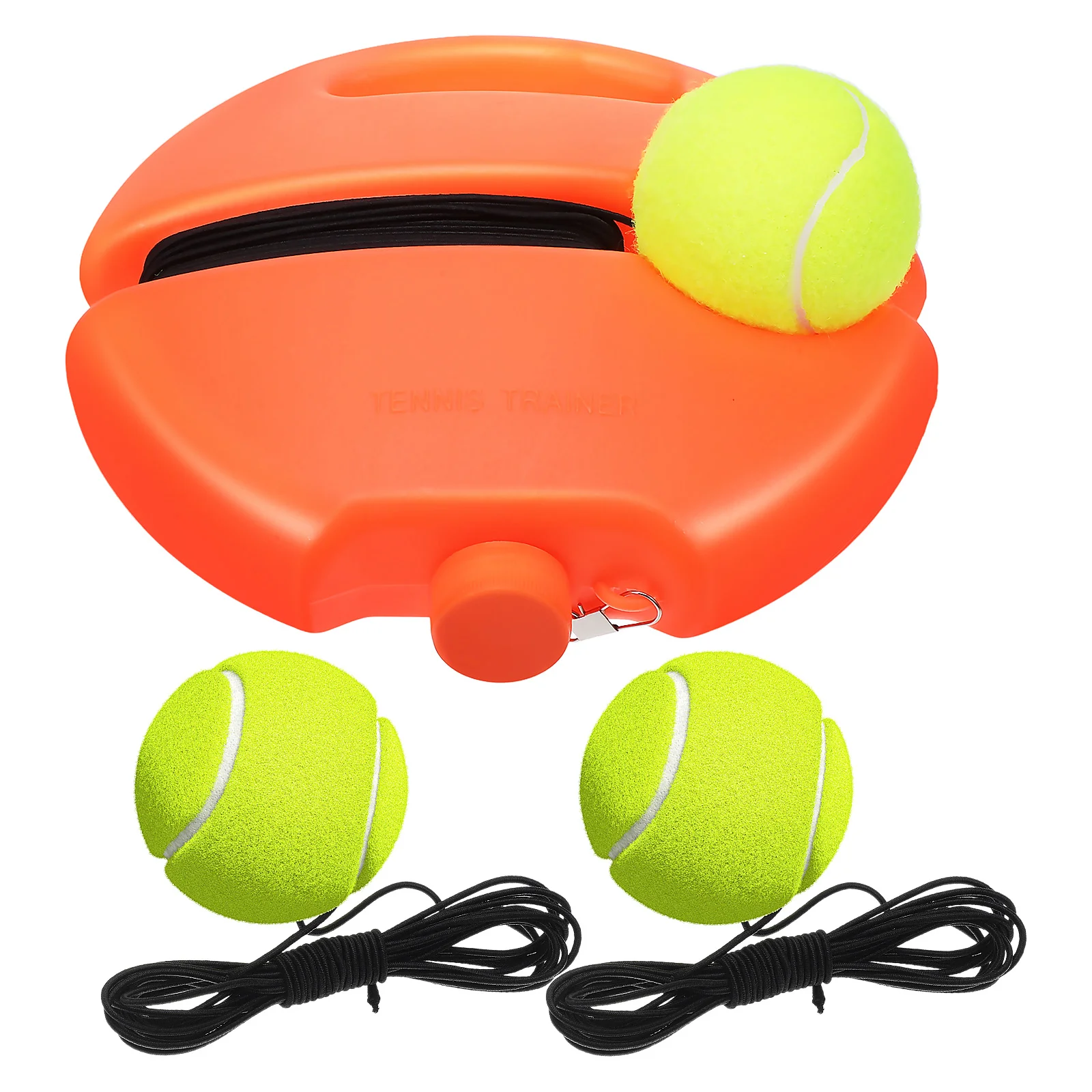 Rebound Base Portable Tennis Trainer Beginner Training Equipment Plastic Solo Ball Tool Individual