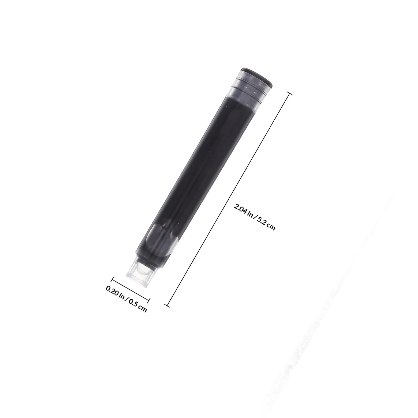 100Pcs 잉크병 만년필 지울 수있는 잉크 리필 부드러운 쓰기 사무실 학교 용품 만년필 리필 사무용품