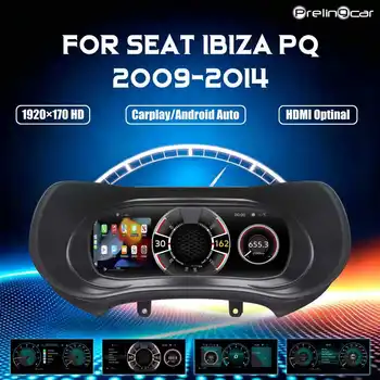 Pantalla LCD Digital de 12.3 Pulgadas para Automóvil, Panel de Instrumentos para Volkswagen Seat Ibiza PQ 2009-2014, Velocímetro 1