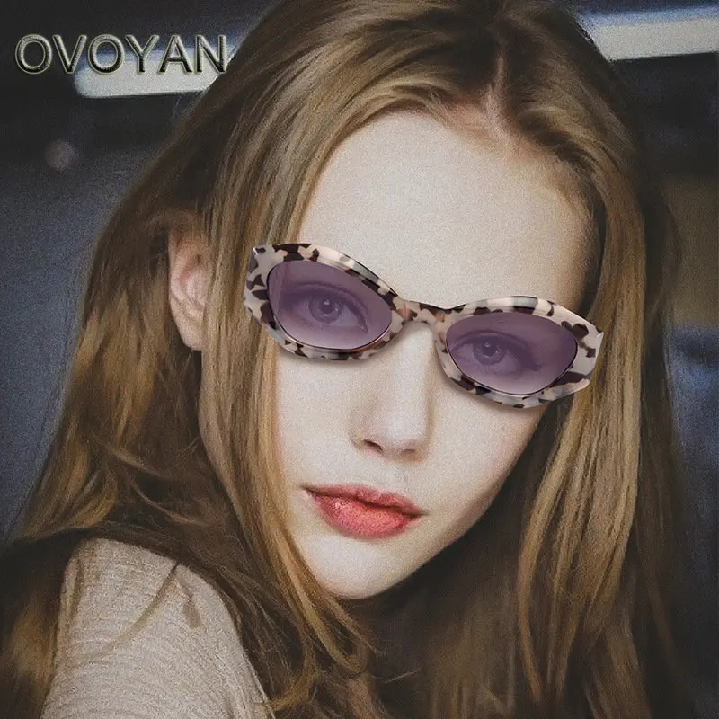 

Солнцезащитные очки OVOYAN Cateye женские 2023 маленькие ретро роскошные очки для женщин/мужчин дизайнерские очки женские солнцезащитные очки