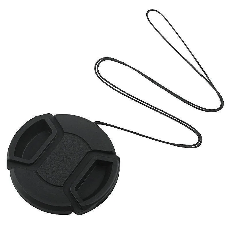 Lens Cap Center-Pinch Extra Strong Springs 43/49/52/55/58/62/67/72/77/82mm Camera Filter Covers 1 Pcs