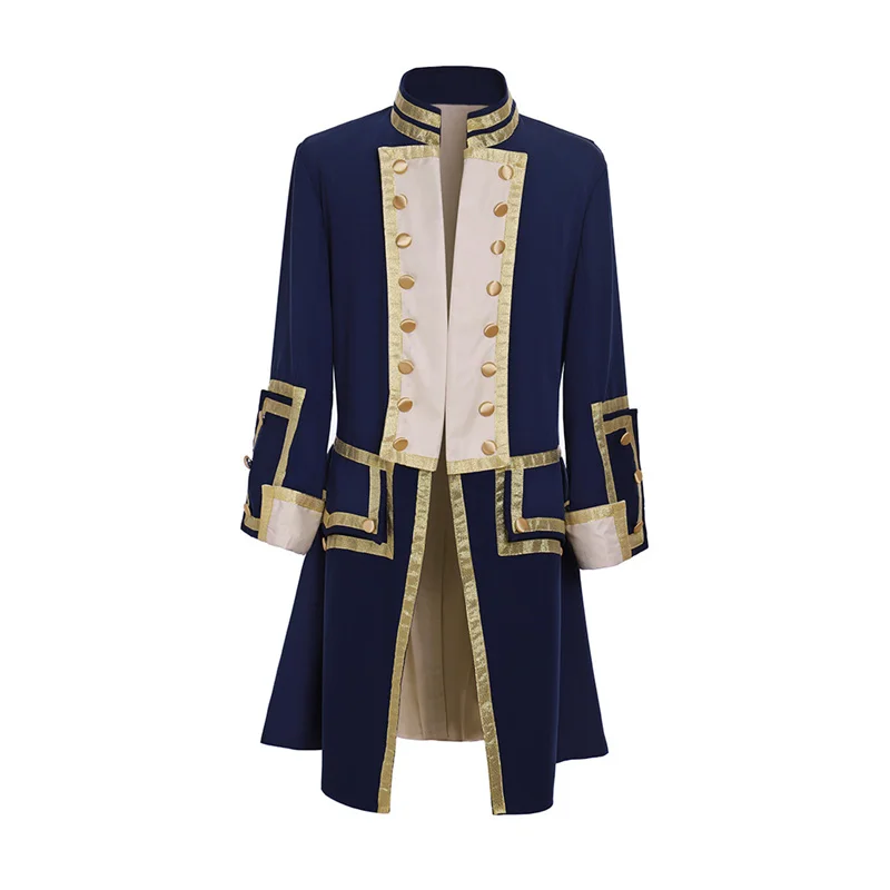 18Th Century Mens Royal Military Uniform Giacca Medievale Costume Tuxedo Coloniale Hamilton Coat George Washington Custom Made