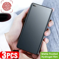 Matte Hydrogel Film Screen Protector - Ultra Soft TPU, 3 - Pack for 3Pcs Matte Films
