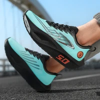 Chaussures de sport décontractées pour hommes et femmes, baskets à plateforme, plaque de carbone, course de Marathon, absorbant les chocs, chaussure d'entraînement d'athlétisme 4
