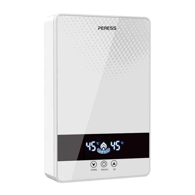 เครื่องทำน้ำอุ่นไฟฟ้าแบบทันที สำหรับอาบน้ำในห้องน้ำ 220-240V 7000W อุณหภูมิอัตโนมัติ สำหรับใช้ในบ้านและโรงแรม 1