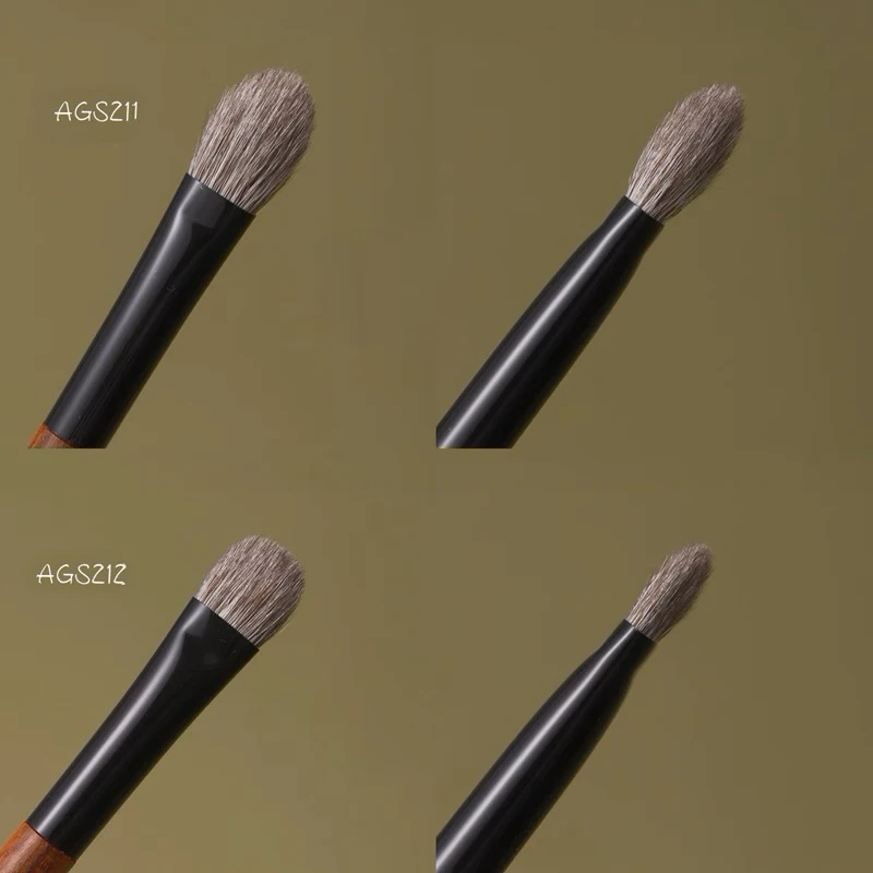 Professional Handmade Makeup Brushes 1PC Blended Goat Hair Eye Shadow Brush African Rosewood Handle Make Up Brush 5