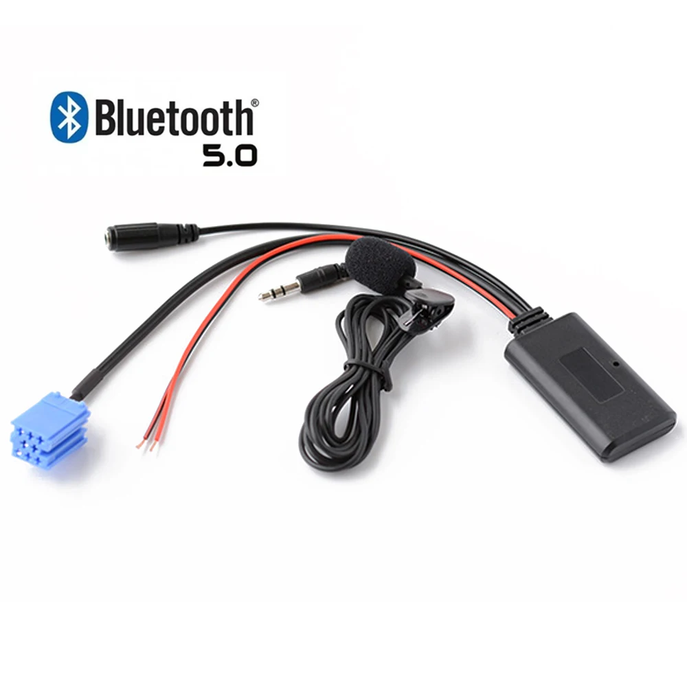 

Car bluetooth Wireless Microphone Adapter Stereo AUX IN Music For VW Golf MK4 for Audi A3 A4 A6 8PIN for Skoda Octavia