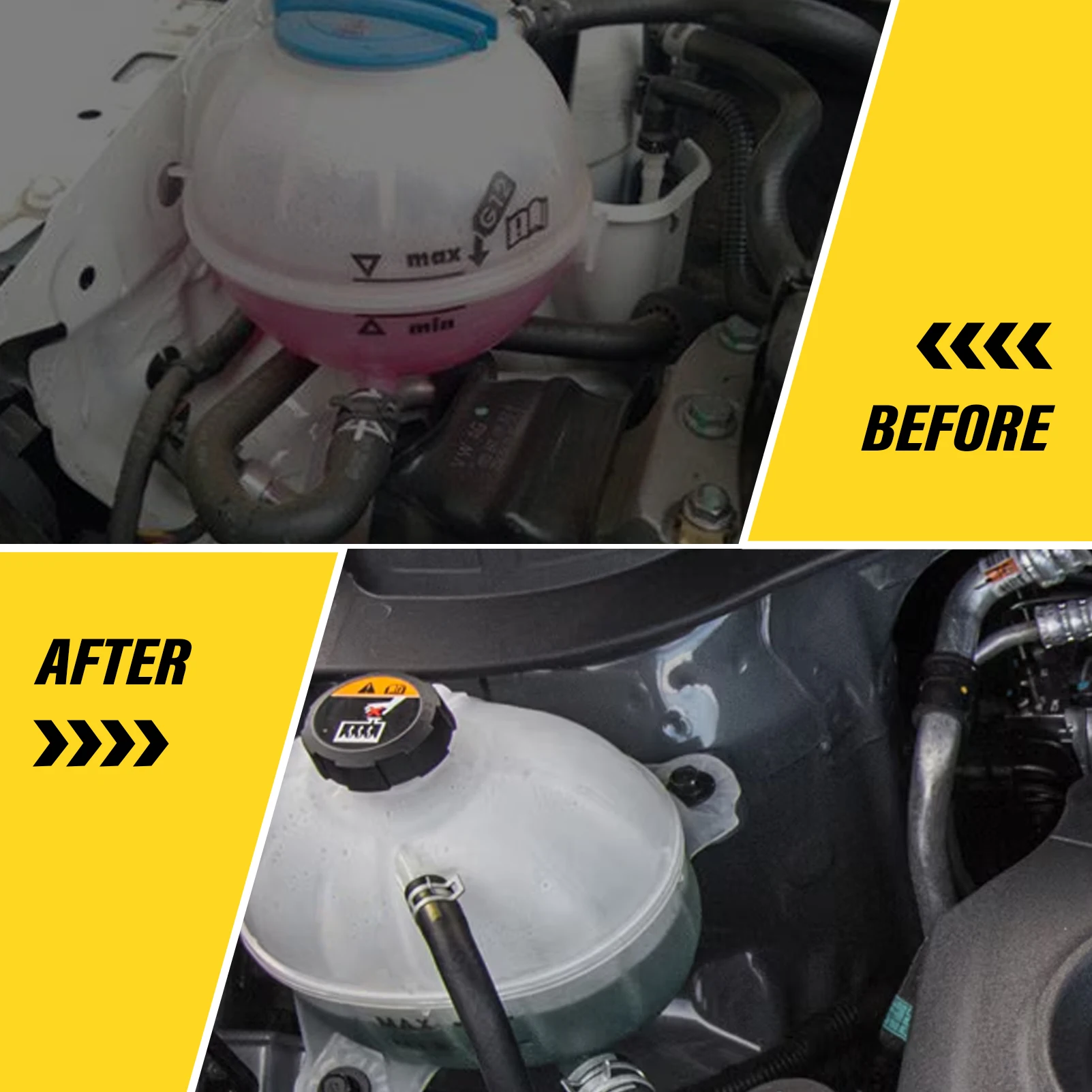 Engine Coolant Overflow Bottle Reservoir Replaces 25431D3600 25431-D3600 25431 D360 Fit for Hyundai for Tucson-engine coolant reservoir
