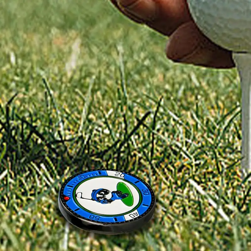 Hat Clip Ball Markers Golf Zinc Alloy With Level Scale Display Multifunctional Putting Training