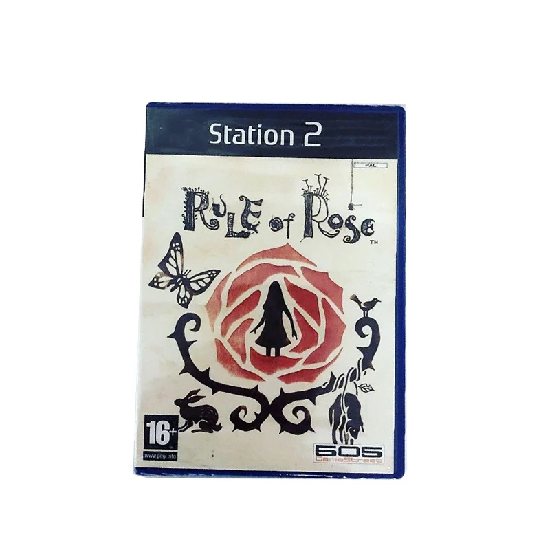 

PS2 Rule of Rose PAL With Manual Copy Disc Game Unlock Console Station 2 Retro Optical Driver Retro Video Game Machine Parts