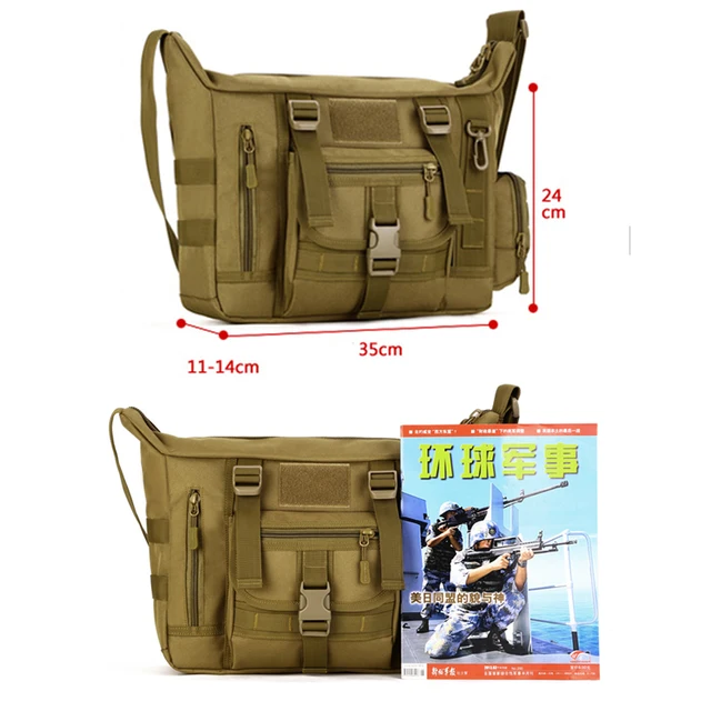 Waterproof Nylon Outdoor Crossbody Tactical Messenger Bag