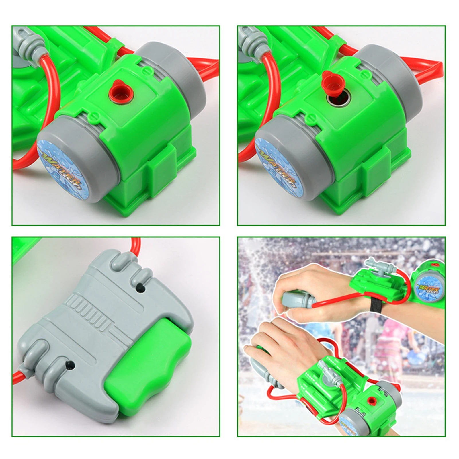 Water Guns Toys Fun Spray Wrist Hand-held Children's Outdoor Beach Play Water Toy For Boys Sports Summer Pistol Gun Weapons Gifts