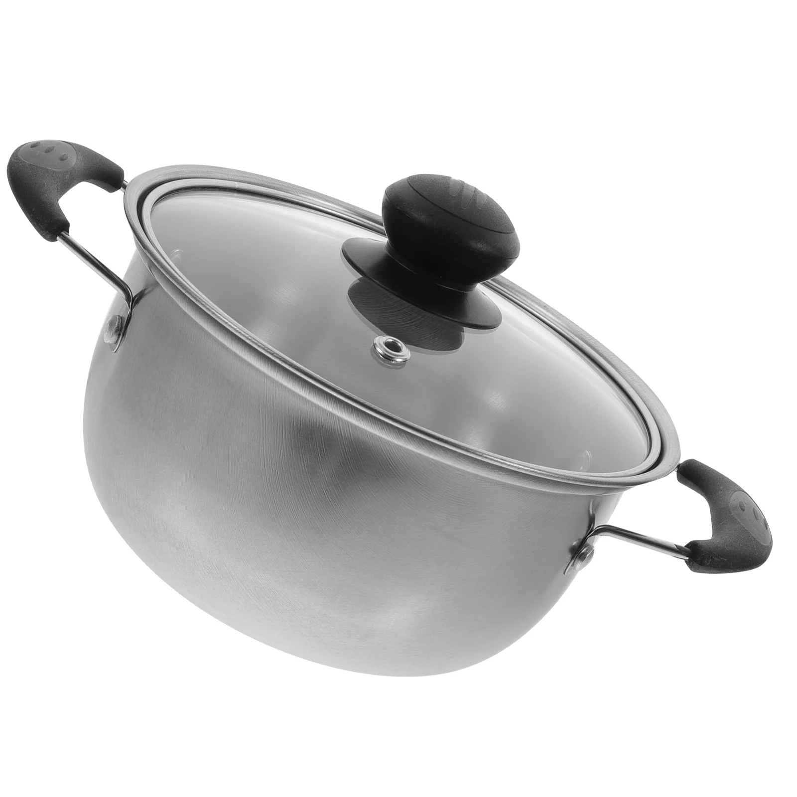 

Pot Soup Cooking Stainless Steel Stock Lid Pan Pasta Kitchen Milk Cookware Saucepan Noodle Stew Noodles Stockpot Boiling Hot