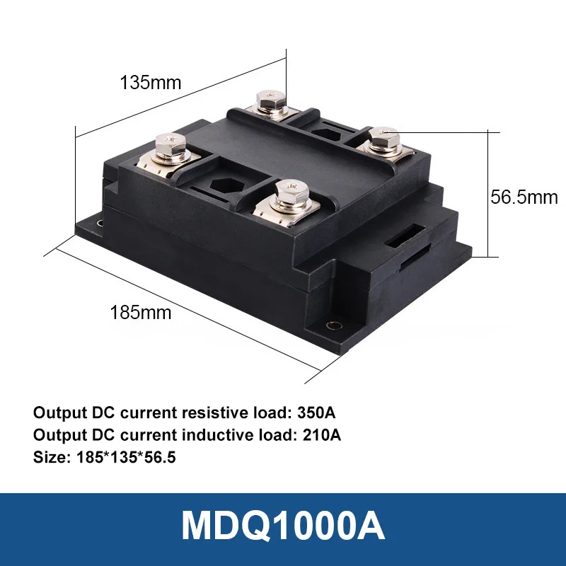 MDQ Single-Phase Diode Bridge Rectifier Module 30A 60A 100A 200A 1200A 1600V Copper Base High Power AC to DC diode bridge rectifier