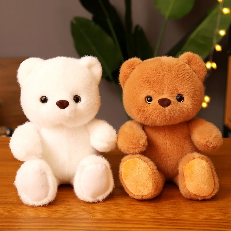 23cm Cute Teddy Bear Plush Toy Kids Toys Stuffed Animal Bear Soft Doll Birthday Christmas Gift for Girl Boy