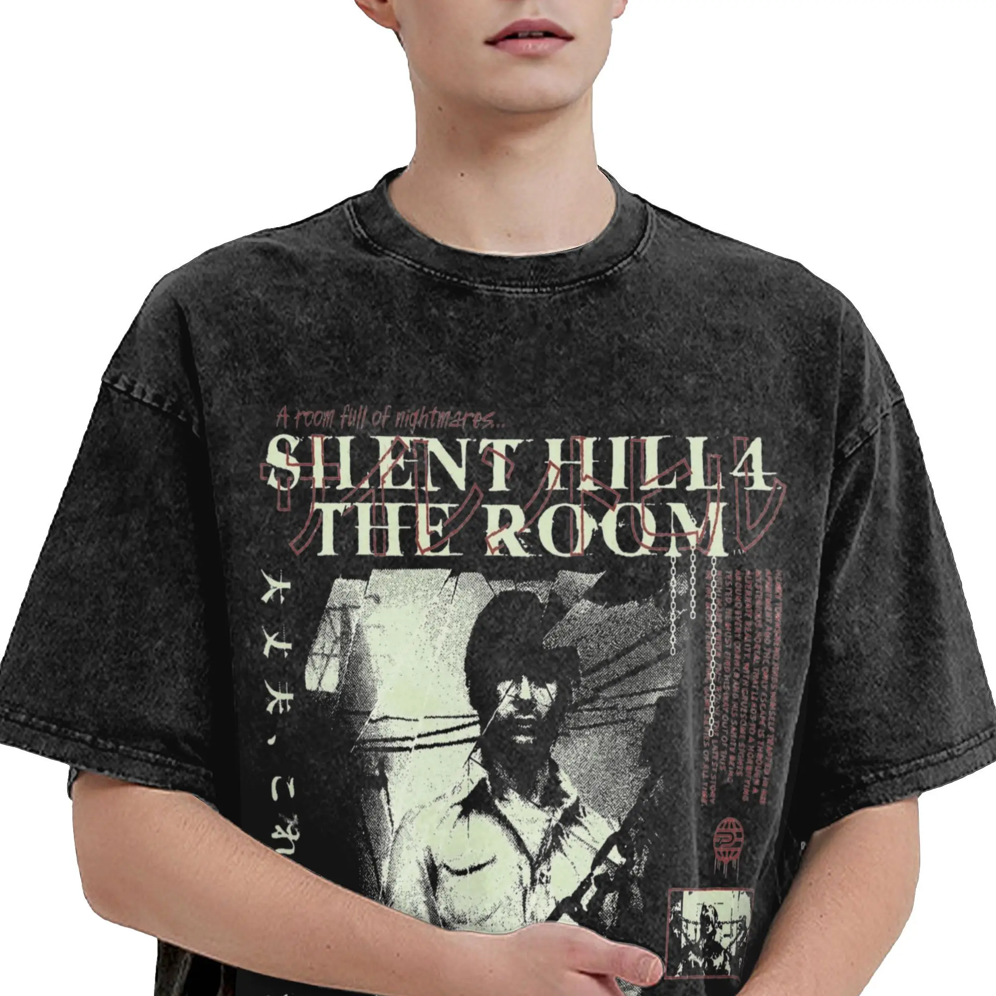 المعتاد سايلنت هيل 4 الملابس تي شيرت للرجال النساء...