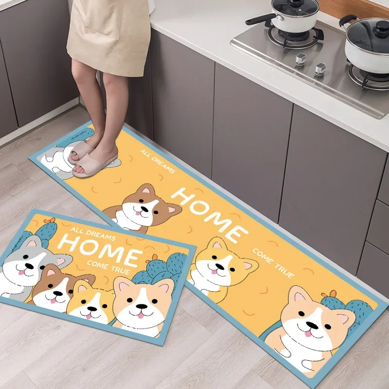 thumbnail image 1 of Alfombra de cocina, alfombra de cocina, alfombra de sala de estar, alfombra de mesita de noche larga, alfombra de pasillo, alfombra de baño, alfombra de entrada, lavable, 1 of 5