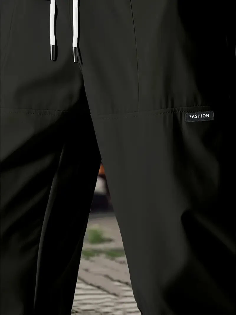 2025 سراويل البضائع الرجالية من الحرير الجليدي للر...