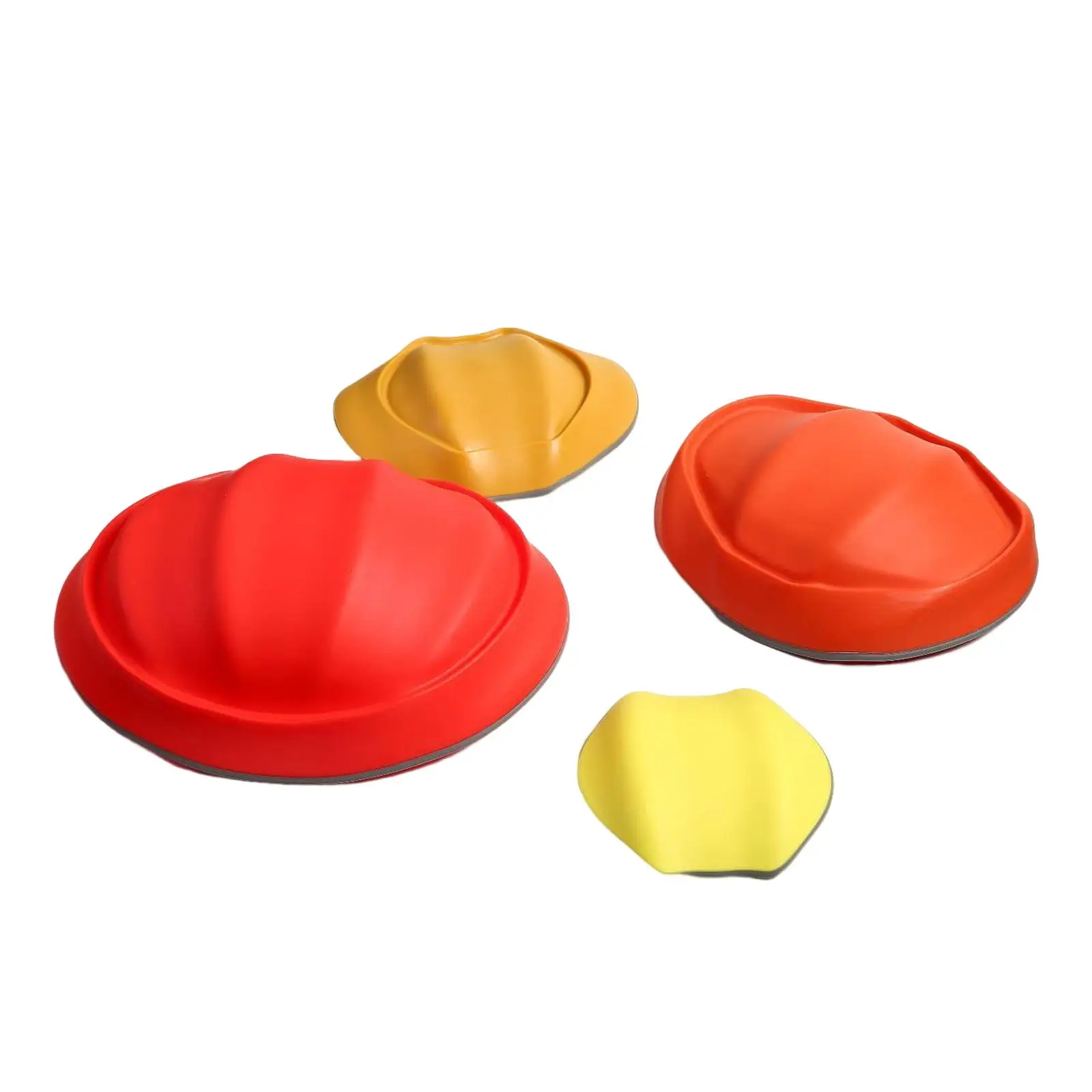 

4Pcs Anti Skidding Stepping Stones Set Outdoor Kids Fitness Equipment Portable River Stones for Girls Boys Ages over 3