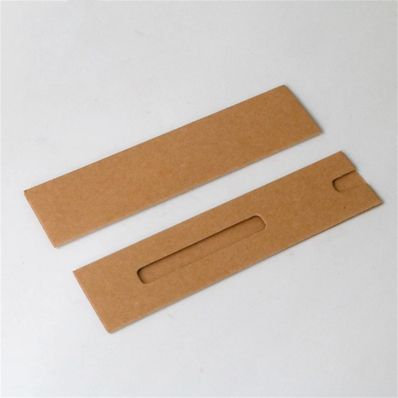Recyclable KraftPaper Pen Package Pencil Holder Gift Bag Bulk Pack of 50 4