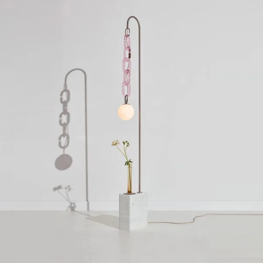 LED Artistic Colorized Chain Of Fate White Bubble Chandelier Lustre Hanging Lamps Suspension Luminaire Lampen For Dinning Room