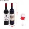 1:12 Dollhouse Miniature Wine Glass Mini Red Wine Cup Model For OB11 BJD Doll House Kitchen Restaurant Decor Accessories 4