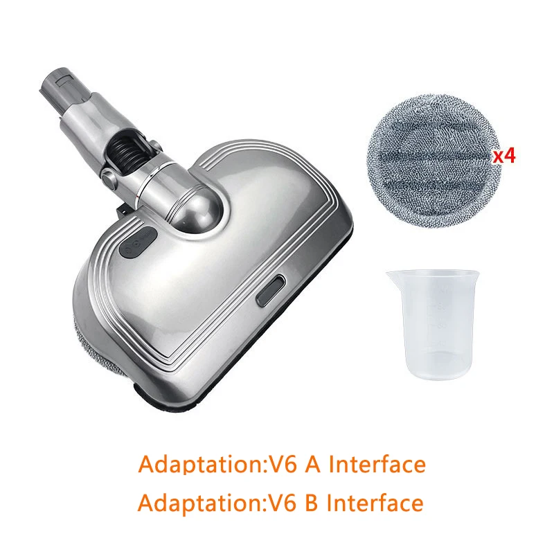 

Electric Mop Head For Dyson V6 With Water Tank Integrated Brush Head