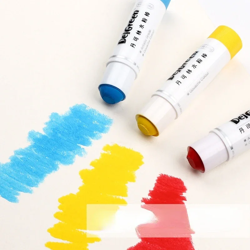 Colorful Soft Gouache Sticks for Kids Art and Crafts