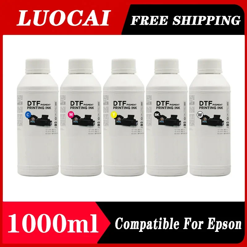 

DTF Ink 1000ML For Epson L1800 L805 1390 4720 I3200 F2000 F2100 DX5 DX7 Head Direct to Transfer Film Ink
