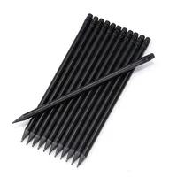 5pcs Premium HB Pencil with Eraser - Luxury Black Wood, Smooth Writing and Drawing Pencil - Durable and High-Quality, Sketching 3