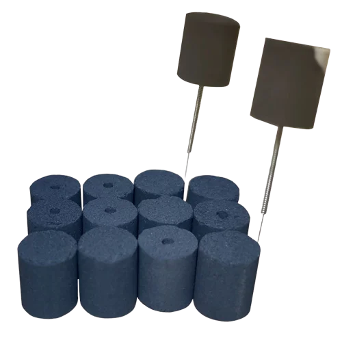 Warming Moxibustion Moxa Charcoal Roll Smokeless For Acupuncture Needles, 12*15mm,12*20mm