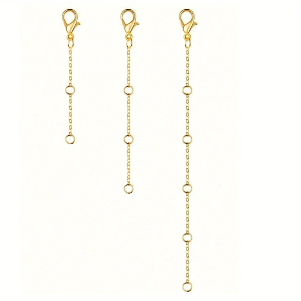 Lobster Clasp Plus Tail Chain Adjustment Chain Jewelry Extension Simple Necklace Accessories