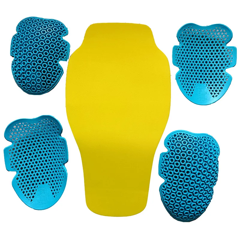 Motorcycle Jacket Soft Armor Protector CE Authentication EVA 5PCs Motobiker Racing Suits Rubber Protective Devices Internal Gear motorcycle jacket motorcycle armor