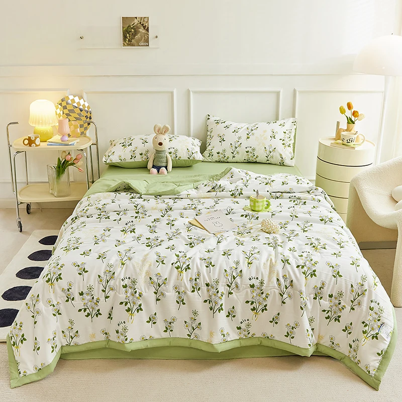 1pc Thin Duvet for Summer Quilt Single/Double/Queen Size Comforter Printed Blanket Home Soft Bedspread edredones (No Pillowcase) 1pc Thin Duvet for Summer Quilt Single/Double/Queen Size Comforter Printed Blanket Home Soft Bedspread edredones (No Pillowcase)