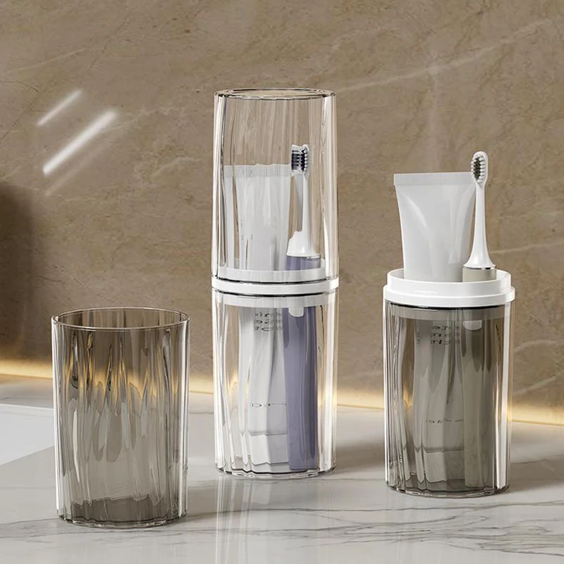 Portable Toothbrush Holder And Travel Toothpaste Storage Case_voghion.com