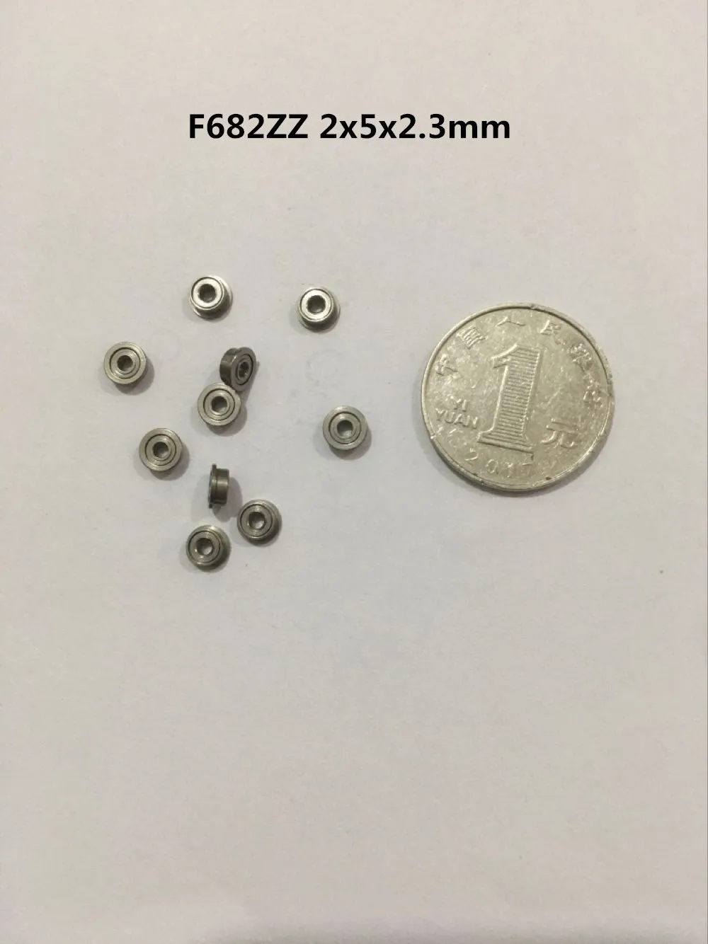 10 Pack Micro Flange Ball Bearings - 1.5x4x2mm F681XZZ Size, Miniature Steel Bearings For RC, Models & Small Tools 3 thumbnail image