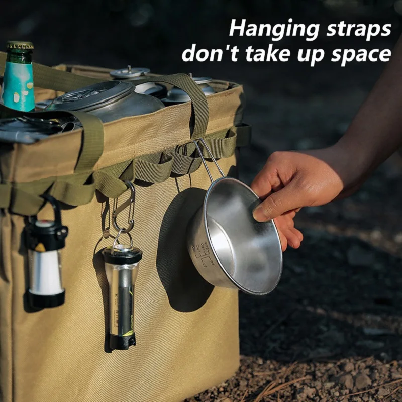 Travel Outdoor Tool Storage Box Large Capacity Camping Bag Multifunctional Handbag Storage Pack Picnic Supplies
