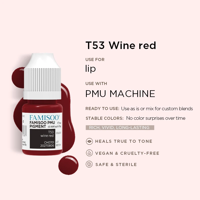 Vibrant 14-Color Permanent Makeup Pigment Set for Lips, Eyebrows, & Eyeliners