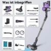 INSE S10 Cordless Vacuum Cleaner, 6-in-1 Stick Vacuum with 30Kpa 350W Suction, Max 50 Min Runtime Rechargeable Vacuum Cleaner 6