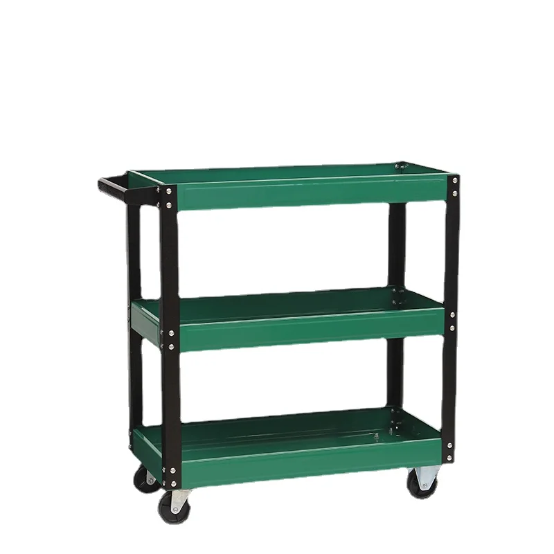 XK Tool Car Three-Layer Trolley Multi-Function Mobile Car Service Box Shelf Trolley xk tool car three layer trolley multi function mobile car service box shelf trolley