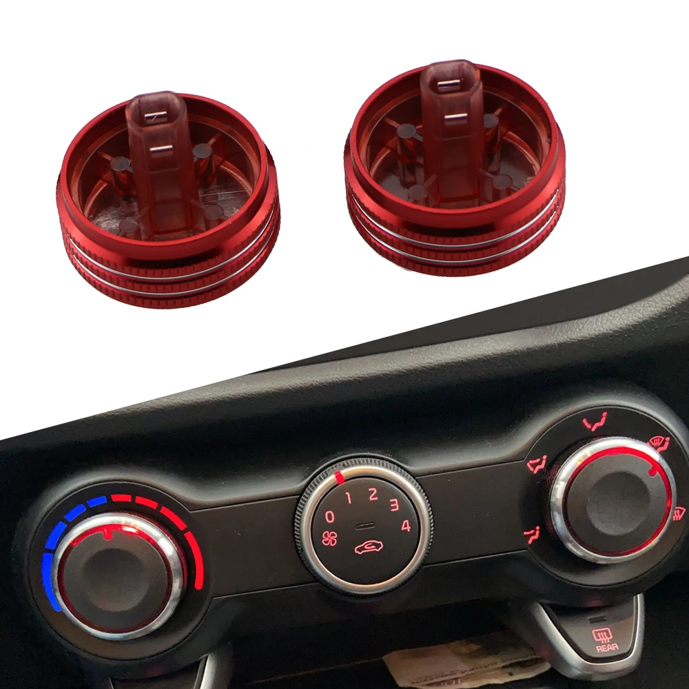 Air Conditioning Knob 2Pcs/set For Hyundai Solaris For Kia Rio K2 KX Cross