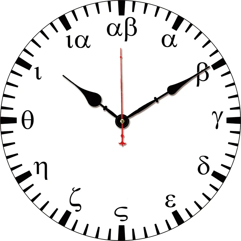 Mathematical Formulas Wall Clock Modern Design Color:20-1060;Sheet Size:10inch(25CM)